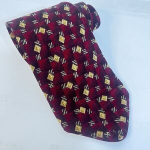 Vintage Robert Talbott Culwell & Son Hand Sewn Silk Tie Made in USA